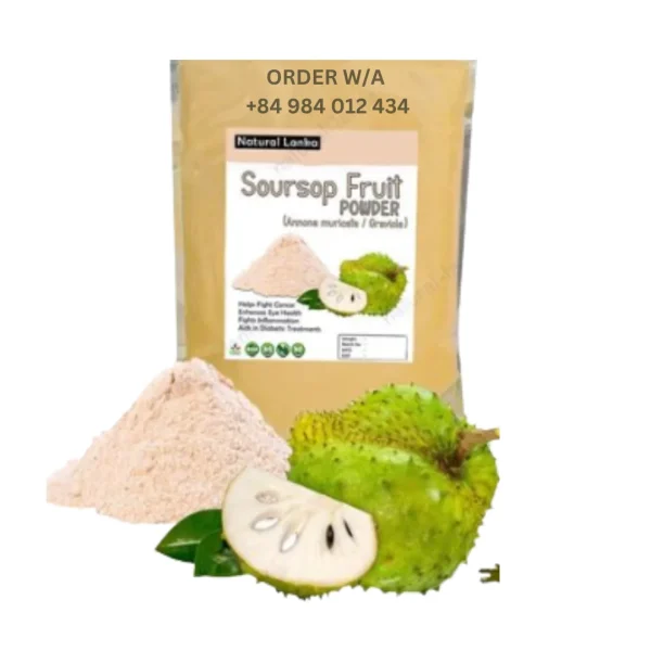 High Quality Graviola Soursop Fruit Powder Natural Wild Cultivation from Vietnam Bulk Selling Agriculture Product