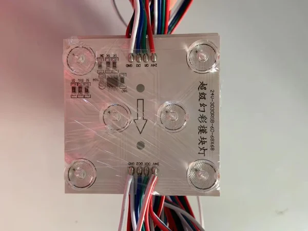 Full-color LED Module 24V 2838 6Leds Block Chain Lamp Advertising Light Box Signboard Soft Film Ceiling Backlight Light Source