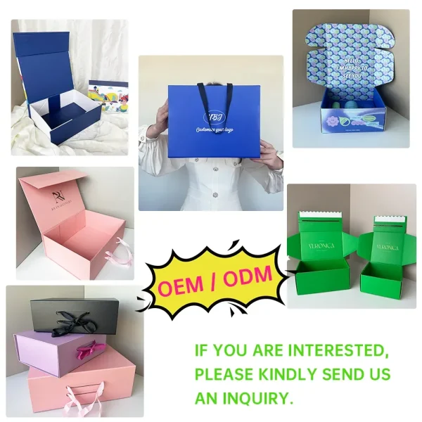 Custom Printing Paper Box Guangzhou Printed Bag Packaging Custom Paper for Dresses Folding Rigid Cardboard Gift Boxes