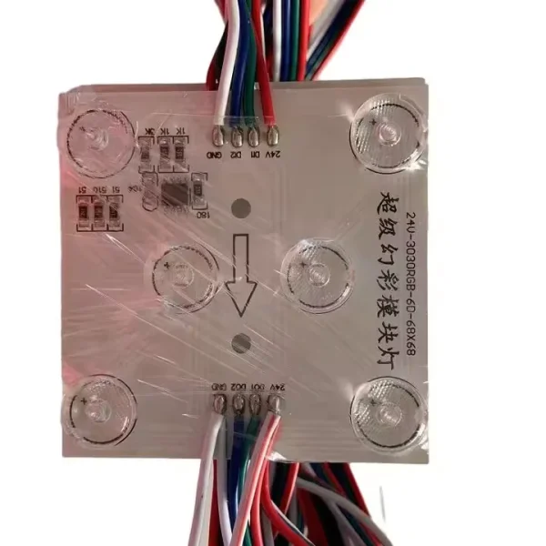Full-color LED Module 24V 2838 6Leds Block Chain Lamp Advertising Light Box Signboard Soft Film Ceiling Backlight Light Source
