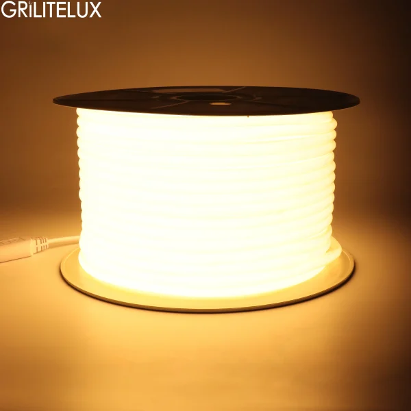 Ultra Durable Lighting Solution 100M Roll High CRI IP67 Outdoor Safe Flexible Design High Voltage 220V COB LED Strip