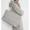 Large Carryall Puffy Shoulder Bag Quilted Tote Bag  Lightweight Oversize Custom Quilted Puffer Travel Tote Bag Woman Handbag