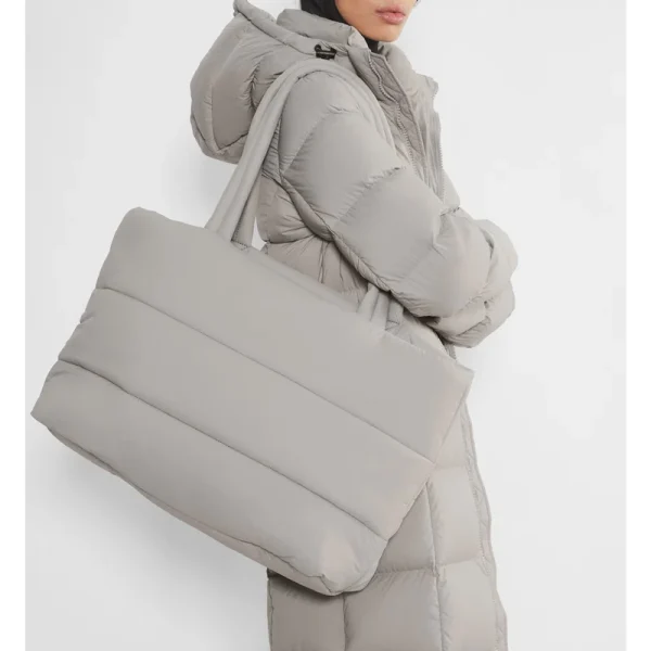 Large Carryall Puffy Shoulder Bag Quilted Tote Bag  Lightweight Oversize Custom Quilted Puffer Travel Tote Bag Woman Handbag