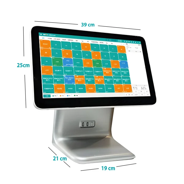 Cash Register POS System All in One Touch Screen for Restaurant and Retails Single Screen Price Display Customer Pos Full Set