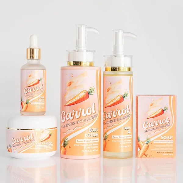 Private Label Organic Skin Care Set Hot Selling Moisturizing Whitening Vitamin C Carrot Natural Ingredients for Repairing Skin Private Label Organic Skin Care Set Hot Selling Moisturizing Whitening Vitamin C Carrot Natural Ingredients for Repairing Skin
