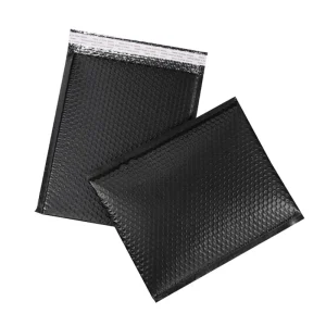 Custom Printed Envelope air Padded Mailers Waterproof 6x10 Black Bubble Envelopes