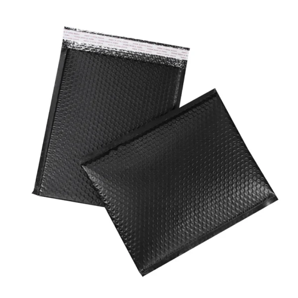 Custom Printed Envelope air Padded Mailers Waterproof 6x10 Black Bubble Envelopes