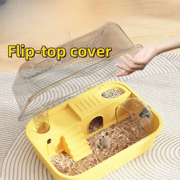 Golden Bear Cage Large Space Hamster Cage Acrylic Hamster Cage Take-out Luxury Pet Supplies