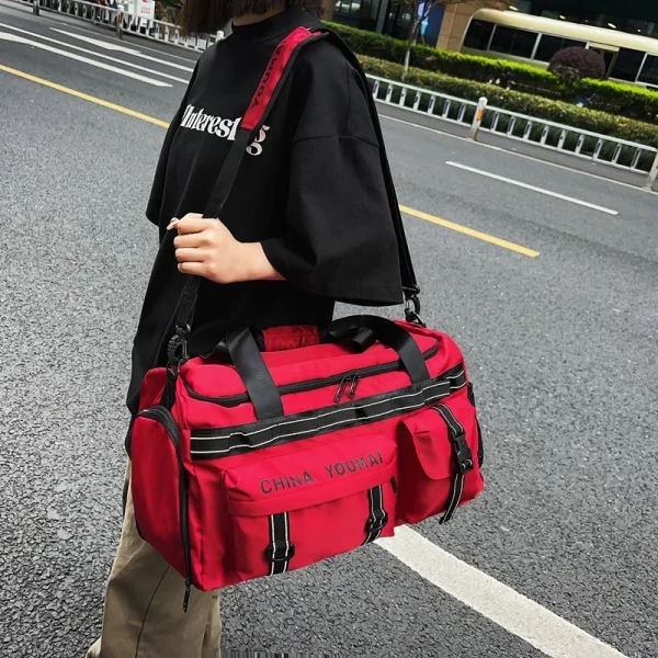 Ultra Dry Wet Separation Large Capacity Sports Fitness Nylon Tote Bag  Storage Luggage ShortDistance Business Travel Durable