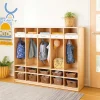 Montessori Preschool Furniture Kindergarten Wooden Clothes Storage Cubbies & Lockers Nursery Classroom Layout Daycare Furniture Montessori Preschool Furniture Kindergarten Wooden Clothes Storage Cubbies & Lockers Nursery Classroom Layout Daycare Furniture