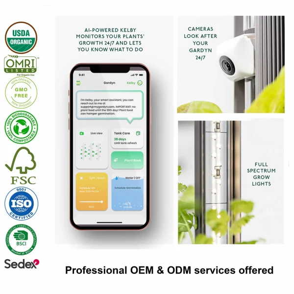 Smart Hydroponics Pots Home Kit Microgreen Tray 12 Pots Hydroponic Indoor Smart Garden Kit Smart Hydroponics Pots Home Kit Microgreen Tray 12 Pots Hydroponic Indoor Smart Garden Kit