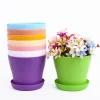 Hot Sale Garden Flower Pots Planters Home Decoration Creative Plastic Flower Pots Balcony Environmental Wholesale Plastic Pot