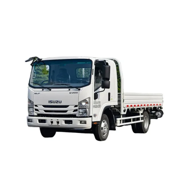 ISUZU ELF  Cargo Truck 4X2 Light Cargo Truck Diesel 120hp 3tons 4tons 5tons Mini Cargo Fence Truck High Quality for Sale