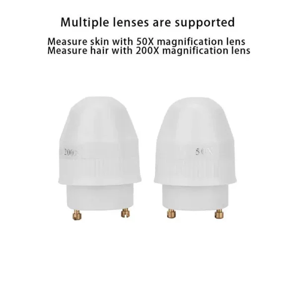 50X/200X Magnifying Skin Analyzer Beauty Products Rechargeable Hair Analyzer Oil Moisture Pigment Scalp Scanner Detector 50X/200X Magnifying Skin Analyzer Beauty Products Rechargeable Hair Analyzer Oil Moisture Pigment Scalp Scanner Detector