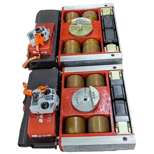 10Ton 20Ton 30Ton 40Ton 50Ton Heavy Duty Industrial Cargo Tank Trolley Rigger Moving Skates Cart for Material Handling