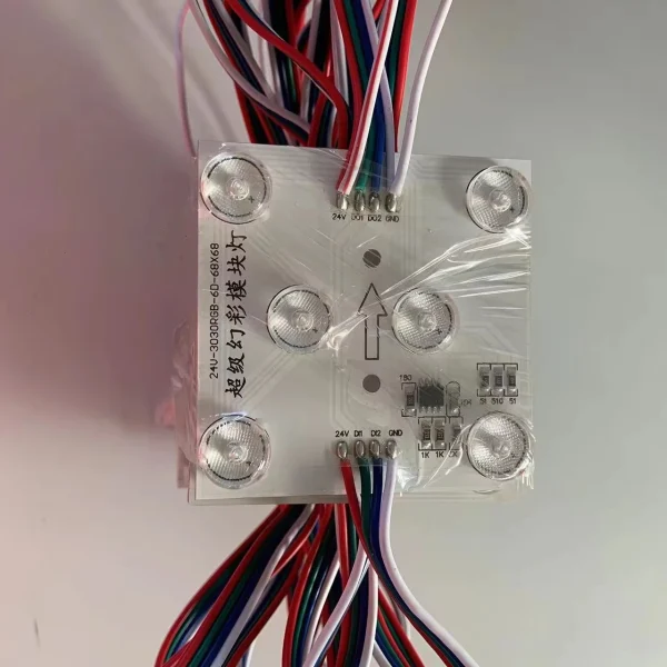 Full-color LED Module 24V 2838 6Leds Block Chain Lamp Advertising Light Box Signboard Soft Film Ceiling Backlight Light Source