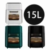Factory Wholesale 2025 Fryer Household Visual Visible 15L/12L 15 Liters/12 Litre Big Window Smart Air Fryers