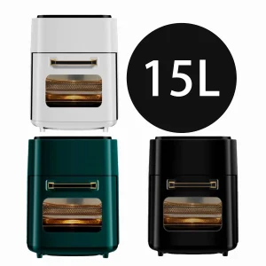 Factory Wholesale 2025 Fryer Household Visual Visible 15L/12L 15 Liters/12 Litre Big Window Smart Air Fryers Factory Wholesale 2025 Fryer Household Visual Visible 15L/12L 15 Liters/12 Litre Big Window Smart Air Fryers
