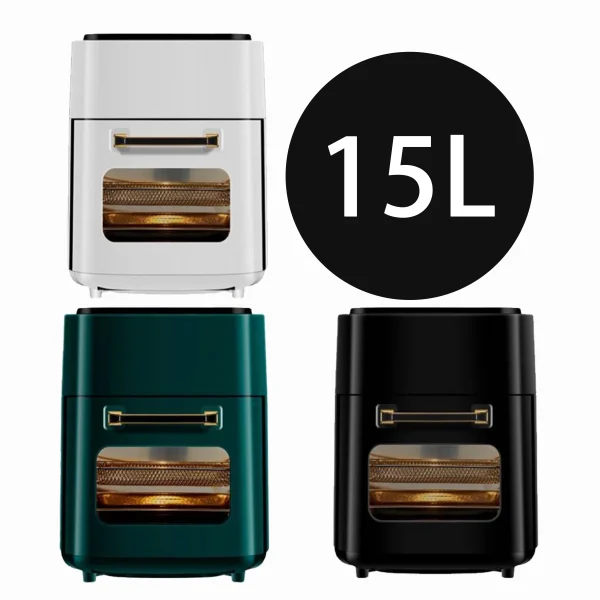 Factory Wholesale 2025 Fryer Household Visual Visible 15L/12L 15 Liters/12 Litre Big Window Smart Air Fryers Factory Wholesale 2025 Fryer Household Visual Visible 15L/12L 15 Liters/12 Litre Big Window Smart Air Fryers