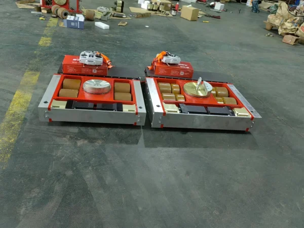 10Ton 20Ton 30Ton 40Ton 50Ton Heavy Duty Industrial Cargo Tank Trolley Rigger Moving Skates Cart for Material Handling