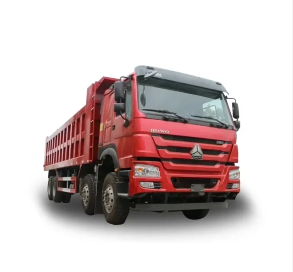 SINOTRUK HOWO-7 Brand New 8x4 30-50 Ton 375hp Tipper Dump Truck for Sale Diesel Fuel Euro 2 Emission Left Heavy Truck Segment