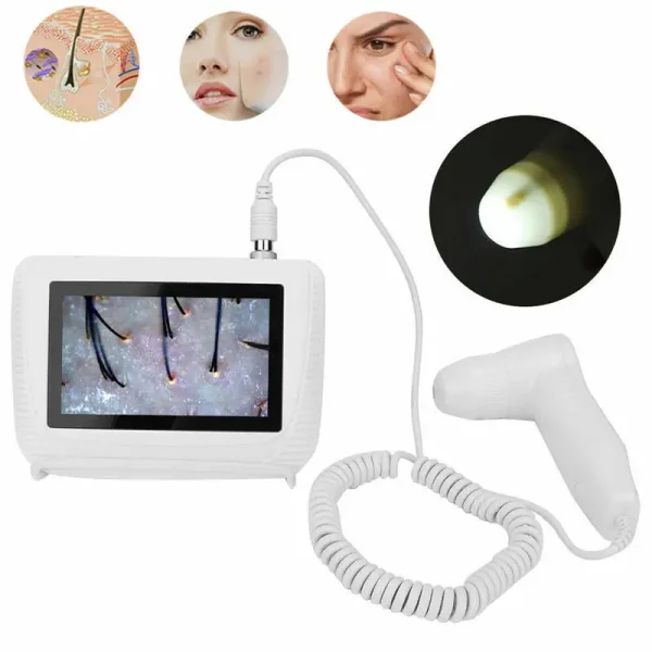 50X/200X Magnifying Skin Analyzer Beauty Products Rechargeable Hair Analyzer Oil Moisture Pigment Scalp Scanner Detector 50X/200X Magnifying Skin Analyzer Beauty Products Rechargeable Hair Analyzer Oil Moisture Pigment Scalp Scanner Detector