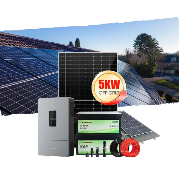 5000W 5kW Off Grid Solar Panel Complete Kit for Home Renewable Energy 5000W 5kW Off Grid Solar Panel Complete Kit for Home Renewable Energy