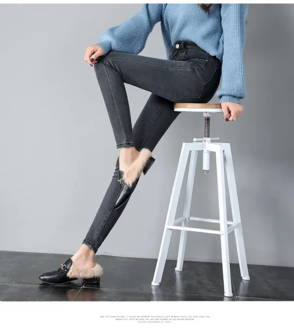 Wholesale New Fashion Women Stretch Denim Pencil Jeans Stretch Elastic Trousers Pants High Waist Lady Girls Casual Jeans