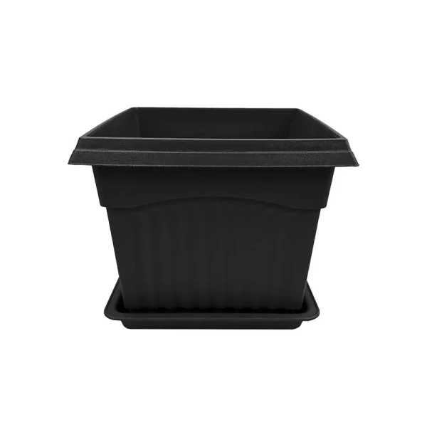 High Quality Large Square Plastic Indoor/Outdoor Flower Pots Home Decor Garden Planters Wholesale Large Outdoor Plant Pots
