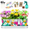 Kids Flower Planting Growing Tools Kits Paint and Plant Garden Tools Set Arts & Crafts Make Your Own Planter Educational Toy Kids Flower Planting Growing Tools Kits Paint and Plant Garden Tools Set Arts & Crafts Make Your Own Planter Educational Toy
