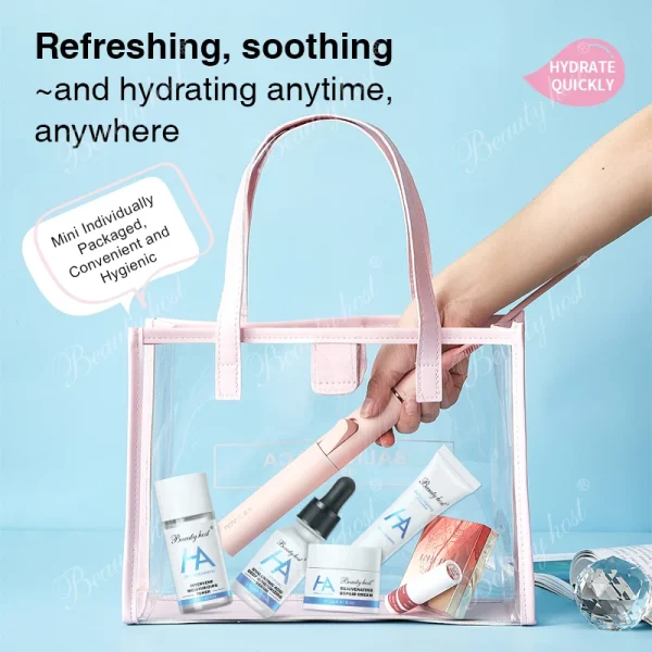 Cosmetics OEM Beauty Personal Care Products Hyaluronic Acid Deep Hydrating Face Skin Care Travel Kit
