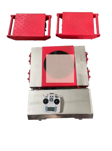 10Ton 20Ton 30Ton 40Ton 50Ton Heavy Duty Industrial Cargo Tank Trolley Rigger Moving Skates Cart for Material Handling