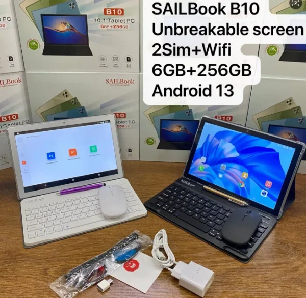 In Stock 10.1 Inch Android WIFI and 2SIM 6+256GB Tablet PC Complete Set of Keyboard Mouse Configurations 4G Call ANDROID 13 In Stock 10.1 Inch Android WIFI and 2SIM 6+256GB Tablet PC Complete Set of Keyboard Mouse Configurations 4G Call ANDROID 13