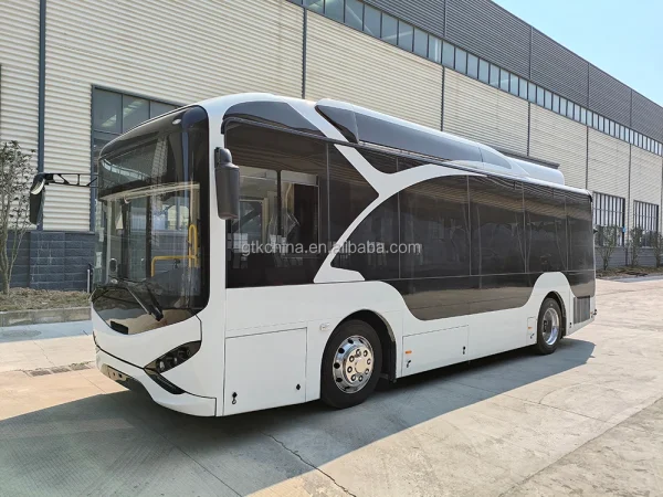 New 8.5m Zero Emission Electric Passenger Bus Automatic 23 Seats Low Floor Public Pure Electric City Bus for Sale