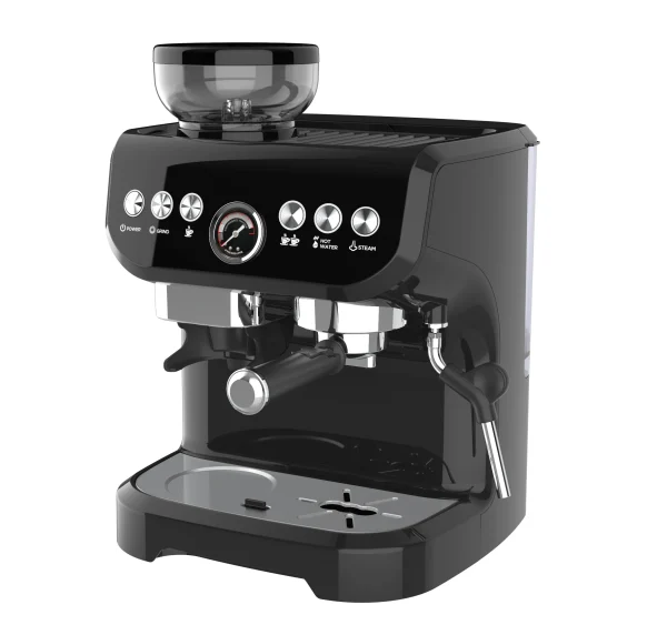 Automatic Commercial Espresso Machine Stainless Steel Coffee Maker Expresso Cafetera Household Appliances for Cars Electric