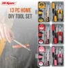Hot-Selling 13pc Small Household Basic DIY Hand Tools Set Home Tool Kit in a Portable Tool Case for Online Retail