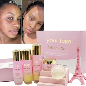 Private Label Customized logo Skin Care Set Anti Acne Skin Care Products for Anti Acne SkinCare Set