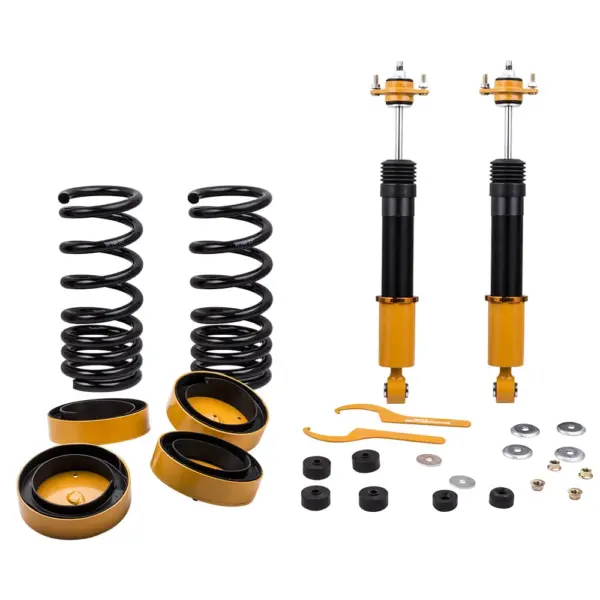 MaXpeedingrods Rear Air to Coil Springs Conversion Kits Strut for Lincoln Mark VIII 1993-1998 Adj Height