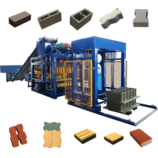 Kaidong QT4-25 High-quality Hollow Block Making Machine Interlock Block Machinery for Construction Concrete Brick Machinery