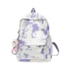 Casual Travel Backpack for High School and College Students Unisex New Fashion Waterproof Tie-Dye Bag