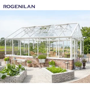 ROGENILAN Custom Designed Sunrooms and Glasshouses Double Tempered Glass Aluminium Sloped Sunrooms ROGENILAN Custom Designed Sunrooms and Glasshouses Double Tempered Glass Aluminium Sloped Sunrooms