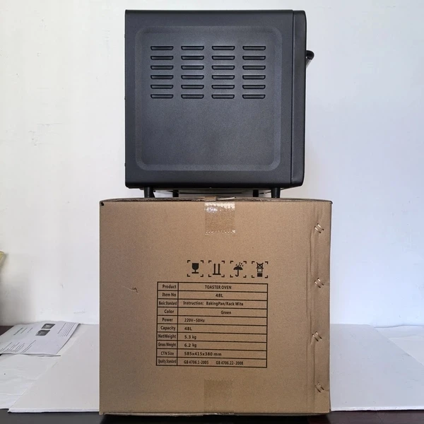 Lovfe 48L Pizza Electric Oven Good Quality Black Chicken Grill and 220v Toaster for Household Use