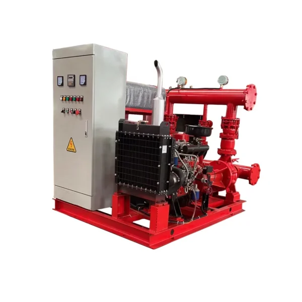 Fire Pump Set D+E+J Three System 500gpm & General Dual Power Fixed Water Supply Equipment diesel Engine Fire Fighting Water Pump