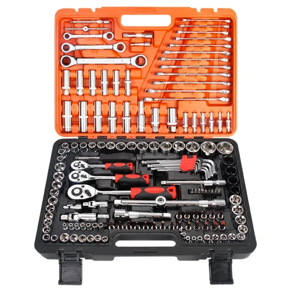Hot Sale 61 Pcs Tool Set Hand Box Case Kit Hardware Car and Multitool Bicycle Mechanic Automotive Tools