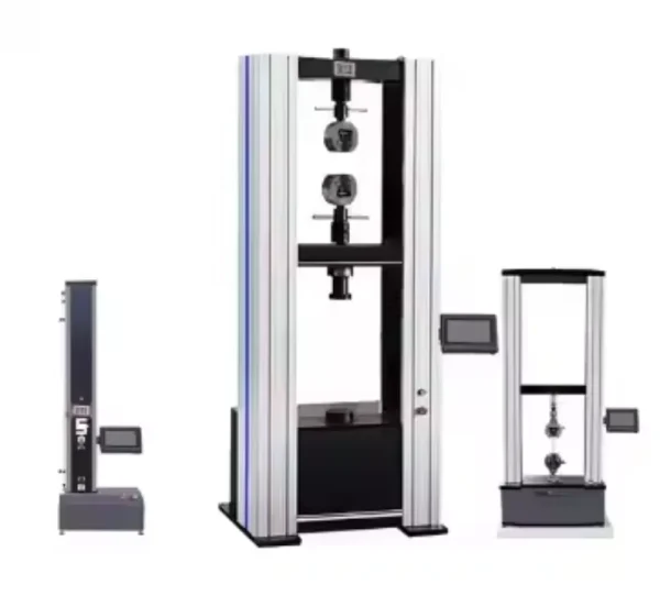 Electronic Universal Tensile Compression Strength Testing Machine 10kn 300kn Measurement Range 1 Year Pipe Equipment Cable