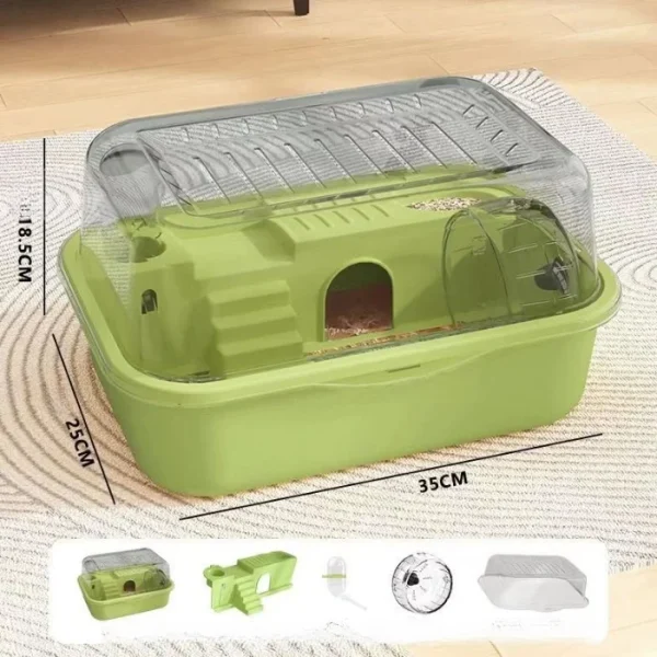 Golden Bear Cage Large Space Hamster Cage Acrylic Hamster Cage Take-out Luxury Pet Supplies