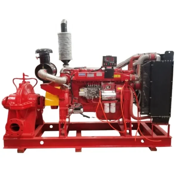 Fire Pump Set D+E+J Three System 500gpm & General Dual Power Fixed Water Supply Equipment diesel Engine Fire Fighting Water Pump