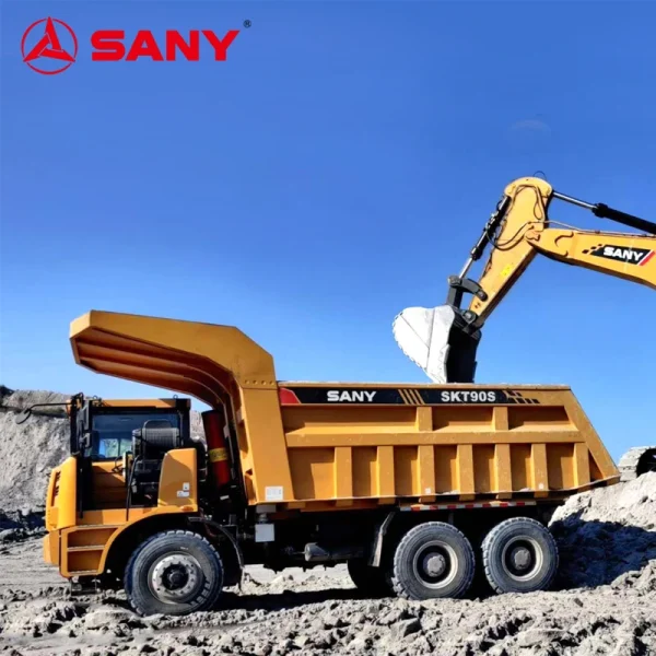 SANY SKT130S Diesel-Electric Oil Sands Dump Truck 90 Tons Heavy Duty Mining Trucks