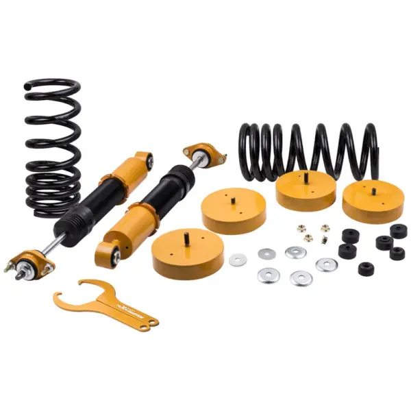 MaXpeedingrods Rear Air to Coil Springs Conversion Kits Strut for Lincoln Mark VIII 1993-1998 Adj Height