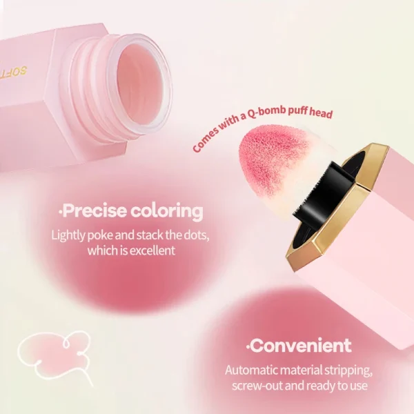 Wholesale rare Beauty Blush Face Makeup Products Moisturizing Long Lasting 6 Colors Cheek Cosmetic Liquid Blush Private Label